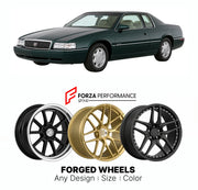 FORGED WHEELS RIMS for CADILLAC ELDORADO BASE 1992 - 2002

Custom forged wheels for Cadillac Eldorado Base 1992 - 2002. Made-to-order monoblock, 2-piece and 3-piece rims in custom sizes, offsets, colors and finishes with guaranteed fitment.

We manufacture premium quality forged wheels rims for Cadillac Eldorado Base 1992 - 2002 in any design, size, color.

THIS WHEEL DESIGN CAN BE CUSTOM-MADE FOR YOUR CAR IN ANY SIZE AND COLOR OPTIONS
Available in monoblock, 2-piece, 3-piece, duoblock, beadlock
3D wheel re