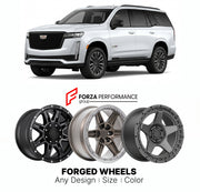 FORGED WHEELS RIMS for CADILLAC ESCALADE-V 2023 - 2024

Custom forged wheels for Cadillac Escalade-V 2023 - 2024. Made-to-order monoblock, 2-piece and 3-piece rims in custom sizes, offsets, colors and finishes with guaranteed fitment.

We manufacture premium quality forged wheels rims for Cadillac Escalade-V 2023 - 2024 in any design, size, color.

THIS WHEEL DESIGN CAN BE CUSTOM-MADE FOR YOUR CAR IN ANY SIZE AND COLOR OPTIONS
Available in monoblock, 2-piece, 3-piece, duoblock, beadlock
3D wheel renderings 