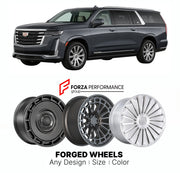 FORGED WHEELS RIMS for CADILLAC ESCALADE ESV EXTENDED-LENGTH T1XX GMT 2003+

Custom forged wheels for Cadillac Escalade ESV Extended-Length T1XX GMT 2003+. Made-to-order monoblock, 2-piece and 3-piece rims in custom sizes, offsets, colors and finishes with guaranteed fitment.

We manufacture premium quality forged wheels rims for Cadillac Escalade ESV Extended-Length T1XX GMT 2003+ in any design, size, color.

THIS WHEEL DESIGN CAN BE CUSTOM-MADE FOR YOUR CAR IN ANY SIZE AND COLOR OPTIONS
Available in monob
