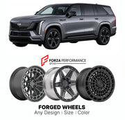 FORGED WHEELS RIMS for CADILLAC ESCALADE IQ 2025+

Custom forged wheels for Cadillac Escalade IQ 2025+. Made-to-order monoblock, 2-piece and 3-piece rims in custom sizes, offsets, colors and finishes with guaranteed fitment.

We manufacture premium quality forged wheels rims for Cadillac Escalade IQ 2025+ in any design, size, color.

THIS WHEEL DESIGN CAN BE CUSTOM-MADE FOR YOUR CAR IN ANY SIZE AND COLOR OPTIONS
Available in monoblock, 2-piece, 3-piece, duoblock, beadlock
3D wheel renderings are provided ac
