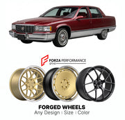 FORGED WHEELS RIMS for CADILLAC FLEETWOOD 1993 - 1996

Custom forged wheels for Cadillac Fleetwood 1993 - 1996. Made-to-order monoblock, 2-piece and 3-piece rims in custom sizes, offsets, colors and finishes with guaranteed fitment.

We manufacture premium quality forged wheels rims for Cadillac Fleetwood 1993 - 1996 in any design, size, color.

THIS WHEEL DESIGN CAN BE CUSTOM-MADE FOR YOUR CAR IN ANY SIZE AND COLOR OPTIONS
Available in monoblock, 2-piece, 3-piece, duoblock, beadlock
3D wheel renderings are