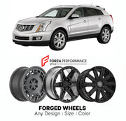 FORGED WHEELS RIMS for CADILLAC SRX LUXURY 2004 - 2016

Custom forged wheels for Cadillac SRX Luxury 2004 - 2016. Made-to-order monoblock, 2-piece and 3-piece rims in custom sizes, offsets, colors and finishes with guaranteed fitment.

We manufacture premium quality forged wheels rims for Cadillac SRX Luxury 2004 - 2016 in any design, size, color.

THIS WHEEL DESIGN CAN BE CUSTOM-MADE FOR YOUR CAR IN ANY SIZE AND COLOR OPTIONS
Available in monoblock, 2-piece, 3-piece, duoblock, beadlock
3D wheel renderings 