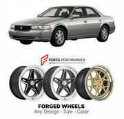 FORGED WHEELS RIMS for CADILLAC SEVILLE 1998 - 2004

Custom forged wheels for Cadillac Seville 1998 - 2004. Made-to-order monoblock, 2-piece and 3-piece rims in custom sizes, offsets, colors and finishes with guaranteed fitment.

We manufacture premium quality forged wheels rims for Cadillac Seville 1998 - 2004 in any design, size, color.

THIS WHEEL DESIGN CAN BE CUSTOM-MADE FOR YOUR CAR IN ANY SIZE AND COLOR OPTIONS
Available in monoblock, 2-piece, 3-piece, duoblock, beadlock
3D wheel renderings are provi