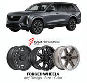 FORGED WHEELS RIMS for CADILLAC VISTIQ 2026+

Custom forged wheels for Cadillac Vistiq 2026+. Made-to-order monoblock, 2-piece and 3-piece rims in custom sizes, offsets, colors and finishes with guaranteed fitment.

We manufacture premium quality forged wheels rims for Cadillac Vistiq 2026+ in any design, size, color.

THIS WHEEL DESIGN CAN BE CUSTOM-MADE FOR YOUR CAR IN ANY SIZE AND COLOR OPTIONS
Available in monoblock, 2-piece, 3-piece, duoblock, beadlock
3D wheel renderings are provided according to the 