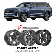 FORGED WHEELS RIMS for CADILLAC VISTIQ LUXURY 2026+

Custom forged wheels for Cadillac Vistiq Luxury 2026+. Made-to-order monoblock, 2-piece and 3-piece rims in custom sizes, offsets, colors and finishes with guaranteed fitment.

We manufacture premium quality forged wheels rims for Cadillac Vistiq Luxury 2026+ in any design, size, color.

THIS WHEEL DESIGN CAN BE CUSTOM-MADE FOR YOUR CAR IN ANY SIZE AND COLOR OPTIONS
Available in monoblock, 2-piece, 3-piece, duoblock, beadlock
3D wheel renderings are provi