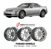 FORGED WHEELS RIMS for CADILLAC XLR 2004 - 2009

Custom forged wheels for Cadillac XLR 2004 - 2009. Made-to-order monoblock, 2-piece and 3-piece rims in custom sizes, offsets, colors and finishes with guaranteed fitment.

We manufacture premium quality forged wheels rims for Cadillac XLR 2004 - 2009 in any design, size, color.

THIS WHEEL DESIGN CAN BE CUSTOM-MADE FOR YOUR CAR IN ANY SIZE AND COLOR OPTIONS
Available in monoblock, 2-piece, 3-piece, duoblock, beadlock
3D wheel renderings are provided accordin