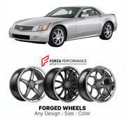 FORGED WHEELS RIMS for CADILLAC XLR PLATINUM 2004 - 2009

Custom forged wheels for Cadillac XLR Platinum 2004 - 2009. Made-to-order monoblock, 2-piece and 3-piece rims in custom sizes, offsets, colors and finishes with guaranteed fitment.

We manufacture premium quality forged wheels rims for Cadillac XLR Platinum 2004 - 2009 in any design, size, color.

THIS WHEEL DESIGN CAN BE CUSTOM-MADE FOR YOUR CAR IN ANY SIZE AND COLOR OPTIONS
Available in monoblock, 2-piece, 3-piece, duoblock, beadlock
3D wheel rende