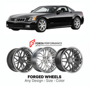 FORGED WHEELS RIMS for CADILLAC XLR XLR-V 2004 - 2009

Custom forged wheels for Cadillac XLR XLR-V 2004 - 2009. Made-to-order monoblock, 2-piece and 3-piece rims in custom sizes, offsets, colors and finishes with guaranteed fitment.

We manufacture premium quality forged wheels rims for Cadillac XLR XLR-V 2004 - 2009 in any design, size, color.

THIS WHEEL DESIGN CAN BE CUSTOM-MADE FOR YOUR CAR IN ANY SIZE AND COLOR OPTIONS
Available in monoblock, 2-piece, 3-piece, duoblock, beadlock
3D wheel renderings are