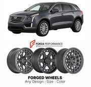 FORGED WHEELS RIMS for CADILLAC XT5 LUXURY 2017+

Custom forged wheels for Cadillac XT5 Luxury 2017+. Made-to-order monoblock, 2-piece and 3-piece rims in custom sizes, offsets, colors and finishes with guaranteed fitment.

We manufacture premium quality forged wheels rims for Cadillac XT5 Luxury 2017+ in any design, size, color.

THIS WHEEL DESIGN CAN BE CUSTOM-MADE FOR YOUR CAR IN ANY SIZE AND COLOR OPTIONS
Available in monoblock, 2-piece, 3-piece, duoblock, beadlock
3D wheel renderings are provided accor