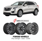 FORGED WHEELS RIMS for CADILLAC XT5 PLATINUM 2017+

Custom forged wheels for Cadillac XT5 Platinum 2017+. Made-to-order monoblock, 2-piece and 3-piece rims in custom sizes, offsets, colors and finishes with guaranteed fitment.

We manufacture premium quality forged wheels rims for Cadillac XT5 Platinum 2017+ in any design, size, color.

THIS WHEEL DESIGN CAN BE CUSTOM-MADE FOR YOUR CAR IN ANY SIZE AND COLOR OPTIONS
Available in monoblock, 2-piece, 3-piece, duoblock, beadlock
3D wheel renderings are provided