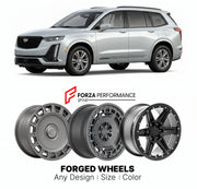 FORGED WHEELS RIMS for CADILLAC XT6 2020+

Custom forged wheels for Cadillac XT6 2020+. Made-to-order monoblock, 2-piece and 3-piece rims in custom sizes, offsets, colors and finishes with guaranteed fitment.

We manufacture premium quality forged wheels rims for Cadillac XT6 2020+ in any design, size, color.

THIS WHEEL DESIGN CAN BE CUSTOM-MADE FOR YOUR CAR IN ANY SIZE AND COLOR OPTIONS
Available in monoblock, 2-piece, 3-piece, duoblock, beadlock
3D wheel renderings are provided according to the exact dim