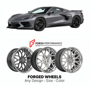 FORGED WHEELS RIMS for CALLAWAY CORVETTE B2K C8 2020+

Custom forged wheels for Callaway Corvette B2K C8 2020+. Made-to-order monoblock, 2-piece and 3-piece rims in custom sizes, offsets, colors and finishes with guaranteed fitment.

We manufacture premium quality forged wheels rims for Callaway Corvette B2K C8 2020+ in any design, size, color.

THIS WHEEL DESIGN CAN BE CUSTOM-MADE FOR YOUR CAR IN ANY SIZE AND COLOR OPTIONS
Available in monoblock, 2-piece, 3-piece, duoblock, beadlock
3D wheel renderings are