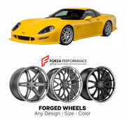 FORGED WHEELS RIMS for CALLAWAY CORVETTE C12 1998 - 2001

Custom forged wheels for Callaway Corvette C12 1998 - 2001. Made-to-order monoblock, 2-piece and 3-piece rims in custom sizes, offsets, colors and finishes with guaranteed fitment.

We manufacture premium quality forged wheels rims for Callaway Corvette C12 1998 - 2001 in any design, size, color.

THIS WHEEL DESIGN CAN BE CUSTOM-MADE FOR YOUR CAR IN ANY SIZE AND COLOR OPTIONS
Available in monoblock, 2-piece, 3-piece, duoblock, beadlock
3D wheel rende