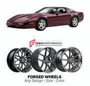 FORGED WHEELS RIMS for CALLAWAY SUPERNATURAL CORVETTE C4 1990 - 1996

Custom forged wheels for Callaway SuperNatural Corvette C4 1990 - 1996. Made-to-order monoblock, 2-piece and 3-piece rims in custom sizes, offsets, colors and finishes with guaranteed fitment.

We manufacture premium quality forged wheels rims for Callaway SuperNatural Corvette C4 1990 - 1996 in any design, size, color.

THIS WHEEL DESIGN CAN BE CUSTOM-MADE FOR YOUR CAR IN ANY SIZE AND COLOR OPTIONS
Available in monoblock, 2-piece, 3-piec