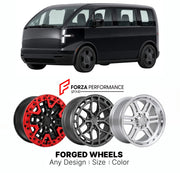 FORGED WHEELS RIMS for CANOO LIFESTYLE VEHICLE PREMIUM ANNOUNCED LOW-VOLUME 2022 - 2025

Custom forged wheels for Canoo Lifestyle Vehicle Premium Announced Low-Volume 2022 - 2025. Made-to-order monoblock, 2-piece and 3-piece rims in custom sizes, offsets, colors and finishes with guaranteed fitment.

We manufacture premium quality forged wheels rims for Canoo Lifestyle Vehicle Premium Announced Low-Volume 2022 - 2025 in any design, size, color.

THIS WHEEL DESIGN CAN BE CUSTOM-MADE FOR YOUR CAR IN ANY SIZE 
