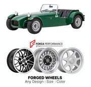 CUSTOM CLASSIC VINTAGE RESTOMOD RETRO OLD SCHOOL FORGED WHEELS RIMS for CATERHAM SEVEN CONTINUATION 1973+

Custom forged wheels for Caterham Seven Continuation 1973+. Classic, vintage, restomod wheel designs made to order in custom sizes, offsets, colors and finishes.

We manufacture premium quality forged wheels rims for Caterham Seven Continuation 1973+ in any design, size, color.

THIS WHEEL DESIGN CAN BE CUSTOM-MADE FOR YOUR CAR IN ANY SIZE AND COLOR OPTIONS
Available in monoblock, 2-piece, 3-piece, duo