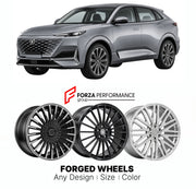 Custom forged wheels for Changan UNI-K 2020+. Made-to-order monoblock, 2-piece and 3-piece wheels in custom sizes, offsets, colors and finishes with guaranteed vehicle fitment.

We manufacture premium quality forged wheels rims for Changan UNI-K 2020+ in any design, size, color.

THIS WHEEL DESIGN CAN BE CUSTOM-MADE FOR YOUR CAR IN ANY SIZE AND COLOR OPTIONS
Available in monoblock, 2-piece, 3-piece, duoblock, beadlock
3D wheel renderings are provided according to the exact dimensions and specifications requ