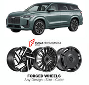 Custom forged wheels for Chery Fulwin T10 2024+. Made-to-order monoblock, 2-piece and 3-piece wheels in custom sizes, offsets, colors and finishes with guaranteed vehicle fitment.

We manufacture premium quality forged wheels rims for Chery Fulwin T10 2024+ in any design, size, color.

THIS WHEEL DESIGN CAN BE CUSTOM-MADE FOR YOUR CAR IN ANY SIZE AND COLOR OPTIONS
Available in monoblock, 2-piece, 3-piece, duoblock, beadlock
3D wheel renderings are provided according to the exact dimensions and specification