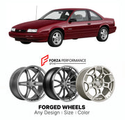 FORGED WHEELS RIMS for CHEVROLET BERETTA Z26 L-BODY SPORT MODEL 1994 - 1996

Custom forged wheels for Chevrolet Beretta Z26 L-Body Sport Model 1994 - 1996. Made-to-order monoblock, 2-piece and 3-piece rims in custom sizes, offsets, colors and finishes with guaranteed fitment.

We manufacture premium quality forged wheels rims for Chevrolet Beretta Z26 L-Body Sport Model 1994 - 1996 in any design, size, color.

THIS WHEEL DESIGN CAN BE CUSTOM-MADE FOR YOUR CAR IN ANY SIZE AND COLOR OPTIONS
Available in monob