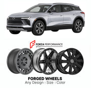 FORGED WHEELS RIMS for CHEVROLET BLAZER EV LT 2024+

Custom forged wheels for Chevrolet Blazer EV LT 2024+. Made-to-order monoblock, 2-piece and 3-piece rims in custom sizes, offsets, colors and finishes with guaranteed fitment.

We manufacture premium quality forged wheels rims for Chevrolet Blazer EV LT 2024+ in any design, size, color.

THIS WHEEL DESIGN CAN BE CUSTOM-MADE FOR YOUR CAR IN ANY SIZE AND COLOR OPTIONS
Available in monoblock, 2-piece, 3-piece, duoblock, beadlock
3D wheel renderings are provi