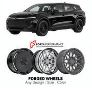 FORGED WHEELS RIMS for CHEVROLET BLAZER EV POLICE PURSUIT VEHICLE 2024+

Custom forged wheels for Chevrolet Blazer EV Police Pursuit Vehicle 2024+. Made-to-order monoblock, 2-piece and 3-piece rims in custom sizes, offsets, colors and finishes with guaranteed fitment.

We manufacture premium quality forged wheels rims for Chevrolet Blazer EV Police Pursuit Vehicle 2024+ in any design, size, color.

THIS WHEEL DESIGN CAN BE CUSTOM-MADE FOR YOUR CAR IN ANY SIZE AND COLOR OPTIONS
Available in monoblock, 2-piec
