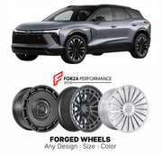 FORGED WHEELS RIMS for CHEVROLET BLAZER EV RS 2024+

Custom forged wheels for Chevrolet Blazer EV RS 2024+. Made-to-order monoblock, 2-piece and 3-piece rims in custom sizes, offsets, colors and finishes with guaranteed fitment.

We manufacture premium quality forged wheels rims for Chevrolet Blazer EV RS 2024+ in any design, size, color.

THIS WHEEL DESIGN CAN BE CUSTOM-MADE FOR YOUR CAR IN ANY SIZE AND COLOR OPTIONS
Available in monoblock, 2-piece, 3-piece, duoblock, beadlock
3D wheel renderings are provi