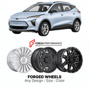 FORGED WHEELS RIMS for CHEVROLET BOLT EUV LT 2022 - 2023

Custom forged wheels for Chevrolet Bolt EUV LT 2022 - 2023. Made-to-order monoblock, 2-piece and 3-piece rims in custom sizes, offsets, colors and finishes with guaranteed fitment.

We manufacture premium quality forged wheels rims for Chevrolet Bolt EUV LT 2022 - 2023 in any design, size, color.

THIS WHEEL DESIGN CAN BE CUSTOM-MADE FOR YOUR CAR IN ANY SIZE AND COLOR OPTIONS
Available in monoblock, 2-piece, 3-piece, duoblock, beadlock
3D wheel rende