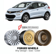 FORGED WHEELS RIMS for CHEVROLET BOLT EV PREMIER 2017 - 2023

Custom forged wheels for Chevrolet Bolt EV Premier 2017 - 2023. Made-to-order monoblock, 2-piece and 3-piece rims in custom sizes, offsets, colors and finishes with guaranteed fitment.

We manufacture premium quality forged wheels rims for Chevrolet Bolt EV Premier 2017 - 2023 in any design, size, color.

THIS WHEEL DESIGN CAN BE CUSTOM-MADE FOR YOUR CAR IN ANY SIZE AND COLOR OPTIONS
Available in monoblock, 2-piece, 3-piece, duoblock, beadlock
3D