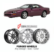 FORGED WHEELS RIMS for CHEVROLET CAMARO 30TH ANNIVERSARY EDITION 1993 - 2002

Custom forged wheels for Chevrolet Camaro 30th Anniversary Edition 1993 - 2002. Made-to-order monoblock, 2-piece and 3-piece rims in custom sizes, offsets, colors and finishes with guaranteed fitment.

We manufacture premium quality forged wheels rims for Chevrolet Camaro 30th Anniversary Edition 1993 - 2002 in any design, size, color.

THIS WHEEL DESIGN CAN BE CUSTOM-MADE FOR YOUR CAR IN ANY SIZE AND COLOR OPTIONS
Available in mo