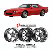 FORGED WHEELS RIMS for CHEVROLET CAMARO IROC-Z 1990 - 1990

Custom forged wheels for Chevrolet Camaro IROC-Z 1990 - 1990. Made-to-order monoblock, 2-piece and 3-piece rims in custom sizes, offsets, colors and finishes with guaranteed fitment.

We manufacture premium quality forged wheels rims for Chevrolet Camaro IROC-Z 1990 - 1990 in any design, size, color.

THIS WHEEL DESIGN CAN BE CUSTOM-MADE FOR YOUR CAR IN ANY SIZE AND COLOR OPTIONS
Available in monoblock, 2-piece, 3-piece, duoblock, beadlock
3D wheel