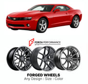 FORGED WHEELS RIMS for CHEVROLET CAMARO LT 2010 - 2015

Custom forged wheels for Chevrolet Camaro LT 2010 - 2015. Made-to-order monoblock, 2-piece and 3-piece rims in custom sizes, offsets, colors and finishes with guaranteed fitment.

We manufacture premium quality forged wheels rims for Chevrolet Camaro LT 2010 - 2015 in any design, size, color.

THIS WHEEL DESIGN CAN BE CUSTOM-MADE FOR YOUR CAR IN ANY SIZE AND COLOR OPTIONS
Available in monoblock, 2-piece, 3-piece, duoblock, beadlock
3D wheel renderings 