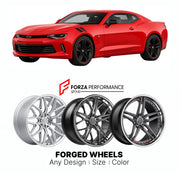 FORGED WHEELS RIMS for CHEVROLET CAMARO REDLINE EDITION 2016 - 2024

Custom forged wheels for Chevrolet Camaro Redline Edition 2016 - 2024. Made-to-order monoblock, 2-piece and 3-piece rims in custom sizes, offsets, colors and finishes with guaranteed fitment.

We manufacture premium quality forged wheels rims for Chevrolet Camaro Redline Edition 2016 - 2024 in any design, size, color.

THIS WHEEL DESIGN CAN BE CUSTOM-MADE FOR YOUR CAR IN ANY SIZE AND COLOR OPTIONS
Available in monoblock, 2-piece, 3-piece, 