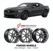FORGED WHEELS RIMS for CHEVROLET CAMARO SS 1LE 2010 - 2015

Custom forged wheels for Chevrolet Camaro SS 1LE 2010 - 2015. Made-to-order monoblock, 2-piece and 3-piece rims in custom sizes, offsets, colors and finishes with guaranteed fitment.

We manufacture premium quality forged wheels rims for Chevrolet Camaro SS 1LE 2010 - 2015 in any design, size, color.

THIS WHEEL DESIGN CAN BE CUSTOM-MADE FOR YOUR CAR IN ANY SIZE AND COLOR OPTIONS
Available in monoblock, 2-piece, 3-piece, duoblock, beadlock
3D wheel