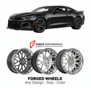 FORGED WHEELS RIMS for CHEVROLET CAMARO ZL1 2016 - 2024

Custom forged wheels for Chevrolet Camaro ZL1 2016 - 2024. Made-to-order monoblock, 2-piece and 3-piece rims in custom sizes, offsets, colors and finishes with guaranteed fitment.

We manufacture premium quality forged wheels rims for Chevrolet Camaro ZL1 2016 - 2024 in any design, size, color.

THIS WHEEL DESIGN CAN BE CUSTOM-MADE FOR YOUR CAR IN ANY SIZE AND COLOR OPTIONS
Available in monoblock, 2-piece, 3-piece, duoblock, beadlock
3D wheel renderin
