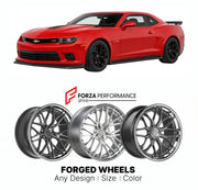 FORGED WHEELS RIMS for CHEVROLET CAMARO Z 28 2010 - 2015

Custom forged wheels for Chevrolet Camaro Z 28 2010 - 2015. Made-to-order monoblock, 2-piece and 3-piece rims in custom sizes, offsets, colors and finishes with guaranteed fitment.

We manufacture premium quality forged wheels rims for Chevrolet Camaro Z 28 2010 - 2015 in any design, size, color.

THIS WHEEL DESIGN CAN BE CUSTOM-MADE FOR YOUR CAR IN ANY SIZE AND COLOR OPTIONS
Available in monoblock, 2-piece, 3-piece, duoblock, beadlock
3D wheel rende
