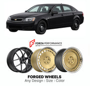 FORGED WHEELS RIMS for CHEVROLET CAPRICE PPV 2011 - 2017

Custom forged wheels for Chevrolet Caprice PPV 2011 - 2017. Made-to-order monoblock, 2-piece and 3-piece rims in custom sizes, offsets, colors and finishes with guaranteed fitment.

We manufacture premium quality forged wheels rims for Chevrolet Caprice PPV 2011 - 2017 in any design, size, color.

THIS WHEEL DESIGN CAN BE CUSTOM-MADE FOR YOUR CAR IN ANY SIZE AND COLOR OPTIONS
Available in monoblock, 2-piece, 3-piece, duoblock, beadlock
3D wheel rende
