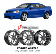 FORGED WHEELS RIMS for CHEVROLET COBALT SS SUPERCHARGED SC 2005 - 2007

Custom forged wheels for Chevrolet Cobalt SS Supercharged SC 2005 - 2007. Made-to-order monoblock, 2-piece and 3-piece rims in custom sizes, offsets, colors and finishes with guaranteed fitment.

We manufacture premium quality forged wheels rims for Chevrolet Cobalt SS Supercharged SC 2005 - 2007 in any design, size, color.

THIS WHEEL DESIGN CAN BE CUSTOM-MADE FOR YOUR CAR IN ANY SIZE AND COLOR OPTIONS
Available in monoblock, 2-piece, 