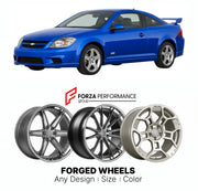FORGED WHEELS RIMS for CHEVROLET COBALT SS TURBOCHARGED 2005 - 2010

Custom forged wheels for Chevrolet Cobalt SS Turbocharged 2005 - 2010. Made-to-order monoblock, 2-piece and 3-piece rims in custom sizes, offsets, colors and finishes with guaranteed fitment.

We manufacture premium quality forged wheels rims for Chevrolet Cobalt SS Turbocharged 2005 - 2010 in any design, size, color.

THIS WHEEL DESIGN CAN BE CUSTOM-MADE FOR YOUR CAR IN ANY SIZE AND COLOR OPTIONS
Available in monoblock, 2-piece, 3-piece, 