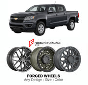 FORGED WHEELS RIMS for CHEVROLET COLORADO LT 2015 - 2022

Custom forged wheels for Chevrolet Colorado LT 2015 - 2022. Made-to-order monoblock, 2-piece and 3-piece rims in custom sizes, offsets, colors and finishes with guaranteed fitment.

We manufacture premium quality forged wheels rims for Chevrolet Colorado LT 2015 - 2022 in any design, size, color.

THIS WHEEL DESIGN CAN BE CUSTOM-MADE FOR YOUR CAR IN ANY SIZE AND COLOR OPTIONS
Available in monoblock, 2-piece, 3-piece, duoblock, beadlock
3D wheel rende