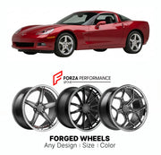 FORGED WHEELS RIMS for CHEVROLET CORVETTE C6 2005 - 2013

Custom forged wheels for Chevrolet Corvette C6 2005 - 2013. Made-to-order monoblock, 2-piece and 3-piece rims in custom sizes, offsets, colors and finishes with guaranteed fitment.

We manufacture premium quality forged wheels rims for Chevrolet Corvette C6 2005 - 2013 in any design, size, color.

THIS WHEEL DESIGN CAN BE CUSTOM-MADE FOR YOUR CAR IN ANY SIZE AND COLOR OPTIONS
Available in monoblock, 2-piece, 3-piece, duoblock, beadlock
3D wheel rende