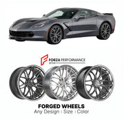 FORGED WHEELS RIMS for CHEVROLET CORVETTE CARBON 65 EDITION C7 2014 - 2019

Custom forged wheels for Chevrolet Corvette Carbon 65 Edition C7 2014 - 2019. Made-to-order monoblock, 2-piece and 3-piece rims in custom sizes, offsets, colors and finishes with guaranteed fitment.

We manufacture premium quality forged wheels rims for Chevrolet Corvette Carbon 65 Edition C7 2014 - 2019 in any design, size, color.

THIS WHEEL DESIGN CAN BE CUSTOM-MADE FOR YOUR CAR IN ANY SIZE AND COLOR OPTIONS
Available in monobloc