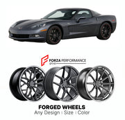 FORGED WHEELS RIMS for CHEVROLET CORVETTE CENTENNIAL EDITION C6 2005 - 2013

Custom forged wheels for Chevrolet Corvette Centennial Edition C6 2005 - 2013. Made-to-order monoblock, 2-piece and 3-piece rims in custom sizes, offsets, colors and finishes with guaranteed fitment.

We manufacture premium quality forged wheels rims for Chevrolet Corvette Centennial Edition C6 2005 - 2013 in any design, size, color.

THIS WHEEL DESIGN CAN BE CUSTOM-MADE FOR YOUR CAR IN ANY SIZE AND COLOR OPTIONS
Available in monob