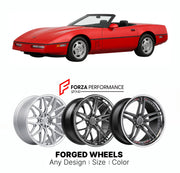 FORGED WHEELS RIMS for CHEVROLET CORVETTE CONVERTIBLE C4 1990 - 1996

Custom forged wheels for Chevrolet Corvette Convertible C4 1990 - 1996. Made-to-order monoblock, 2-piece and 3-piece rims in custom sizes, offsets, colors and finishes with guaranteed fitment.

We manufacture premium quality forged wheels rims for Chevrolet Corvette Convertible C4 1990 - 1996 in any design, size, color.

THIS WHEEL DESIGN CAN BE CUSTOM-MADE FOR YOUR CAR IN ANY SIZE AND COLOR OPTIONS
Available in monoblock, 2-piece, 3-piec
