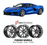 FORGED WHEELS RIMS for CHEVROLET CORVETTE E-RAY C8 2020+

Custom forged wheels for Chevrolet Corvette E-Ray C8 2020+. Made-to-order monoblock, 2-piece and 3-piece rims in custom sizes, offsets, colors and finishes with guaranteed fitment.

We manufacture premium quality forged wheels rims for Chevrolet Corvette E-Ray C8 2020+ in any design, size, color.

THIS WHEEL DESIGN CAN BE CUSTOM-MADE FOR YOUR CAR IN ANY SIZE AND COLOR OPTIONS
Available in monoblock, 2-piece, 3-piece, duoblock, beadlock
3D wheel rende