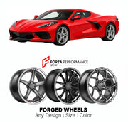 FORGED WHEELS RIMS for CHEVROLET CORVETTE STINGRAY COUPE C8 2020+

Custom forged wheels for Chevrolet Corvette Stingray Coupe C8 2020+. Made-to-order monoblock, 2-piece and 3-piece rims in custom sizes, offsets, colors and finishes with guaranteed fitment.

We manufacture premium quality forged wheels rims for Chevrolet Corvette Stingray Coupe C8 2020+ in any design, size, color.

THIS WHEEL DESIGN CAN BE CUSTOM-MADE FOR YOUR CAR IN ANY SIZE AND COLOR OPTIONS
Available in monoblock, 2-piece, 3-piece, duoblo