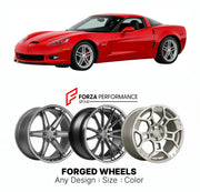 FORGED WHEELS RIMS for CHEVROLET CORVETTE Z06 C6 2006 - 2013

Custom forged wheels for Chevrolet Corvette Z06 C6 2006 - 2013. Made-to-order monoblock, 2-piece and 3-piece rims in custom sizes, offsets, colors and finishes with guaranteed fitment.

We manufacture premium quality forged wheels rims for Chevrolet Corvette Z06 C6 2006 - 2013 in any design, size, color.

THIS WHEEL DESIGN CAN BE CUSTOM-MADE FOR YOUR CAR IN ANY SIZE AND COLOR OPTIONS
Available in monoblock, 2-piece, 3-piece, duoblock, beadlock
3D