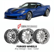 FORGED WHEELS RIMS for CHEVROLET CORVETTE ZR1 C6 2005 - 2013

Custom forged wheels for Chevrolet Corvette ZR1 C6 2005 - 2013. Made-to-order monoblock, 2-piece and 3-piece rims in custom sizes, offsets, colors and finishes with guaranteed fitment.

We manufacture premium quality forged wheels rims for Chevrolet Corvette ZR1 C6 2005 - 2013 in any design, size, color.

THIS WHEEL DESIGN CAN BE CUSTOM-MADE FOR YOUR CAR IN ANY SIZE AND COLOR OPTIONS
Available in monoblock, 2-piece, 3-piece, duoblock, beadlock
3D