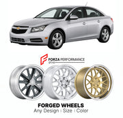 FORGED WHEELS RIMS for CHEVROLET CRUZE DIESEL 2011 - 2019

Custom forged wheels for Chevrolet Cruze Diesel 2011 - 2019. Made-to-order monoblock, 2-piece and 3-piece rims in custom sizes, offsets, colors and finishes with guaranteed fitment.

We manufacture premium quality forged wheels rims for Chevrolet Cruze Diesel 2011 - 2019 in any design, size, color.

THIS WHEEL DESIGN CAN BE CUSTOM-MADE FOR YOUR CAR IN ANY SIZE AND COLOR OPTIONS
Available in monoblock, 2-piece, 3-piece, duoblock, beadlock
3D wheel re