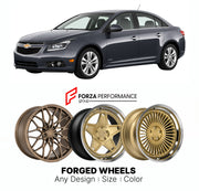 FORGED WHEELS RIMS for CHEVROLET CRUZE PREMIER 2011 - 2019

Custom forged wheels for Chevrolet Cruze Premier 2011 - 2019. Made-to-order monoblock, 2-piece and 3-piece rims in custom sizes, offsets, colors and finishes with guaranteed fitment.

We manufacture premium quality forged wheels rims for Chevrolet Cruze Premier 2011 - 2019 in any design, size, color.

THIS WHEEL DESIGN CAN BE CUSTOM-MADE FOR YOUR CAR IN ANY SIZE AND COLOR OPTIONS
Available in monoblock, 2-piece, 3-piece, duoblock, beadlock
3D wheel