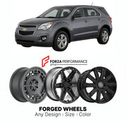 FORGED WHEELS RIMS for CHEVROLET EQUINOX 2010 - 2017

Custom forged wheels for Chevrolet Equinox 2010 - 2017. Made-to-order monoblock, 2-piece and 3-piece rims in custom sizes, offsets, colors and finishes with guaranteed fitment.

We manufacture premium quality forged wheels rims for Chevrolet Equinox 2010 - 2017 in any design, size, color.

THIS WHEEL DESIGN CAN BE CUSTOM-MADE FOR YOUR CAR IN ANY SIZE AND COLOR OPTIONS
Available in monoblock, 2-piece, 3-piece, duoblock, beadlock
3D wheel renderings are pr